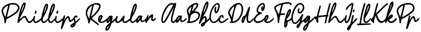 Phillips Regular font