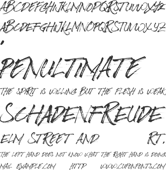 BizardleSs font preview