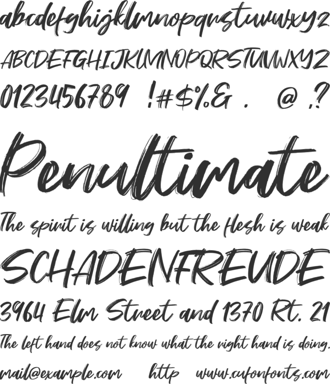 Stefont font preview