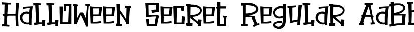 Halloween Secret Regular font