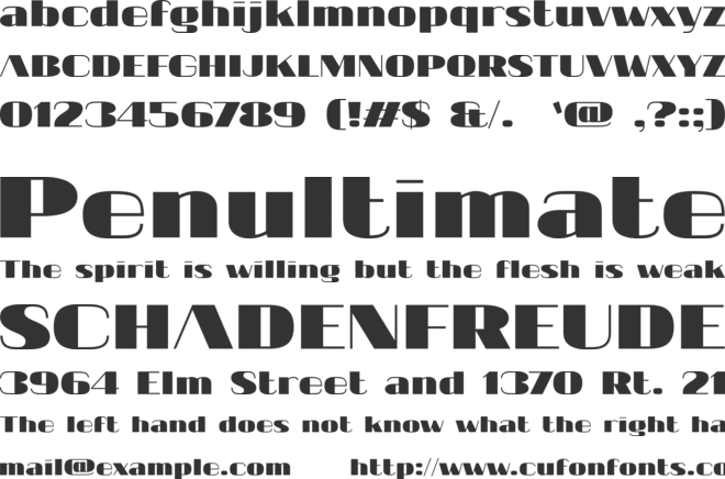 20 db font preview