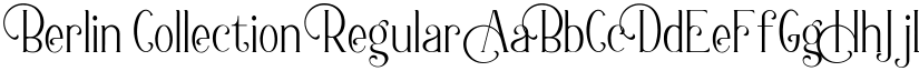 Berlin Collection Regular font