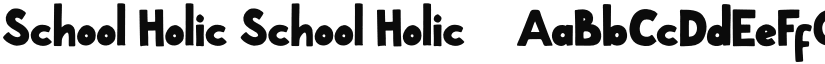 School Holic School Holic 3 font