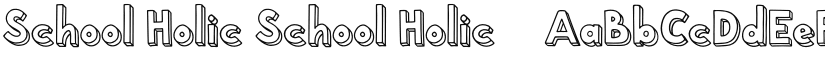 School Holic School Holic 4 font