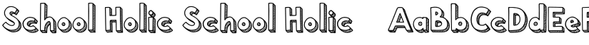 School Holic School Holic 5 font
