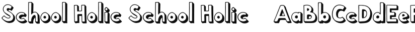 School Holic School Holic 6 font
