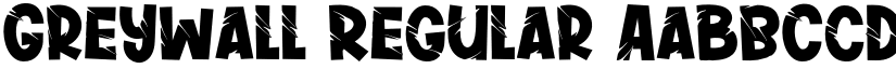 Greywall Regular font
