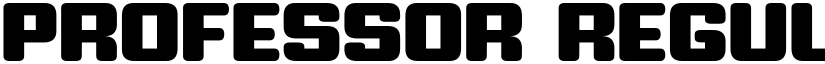 Professor Regular font