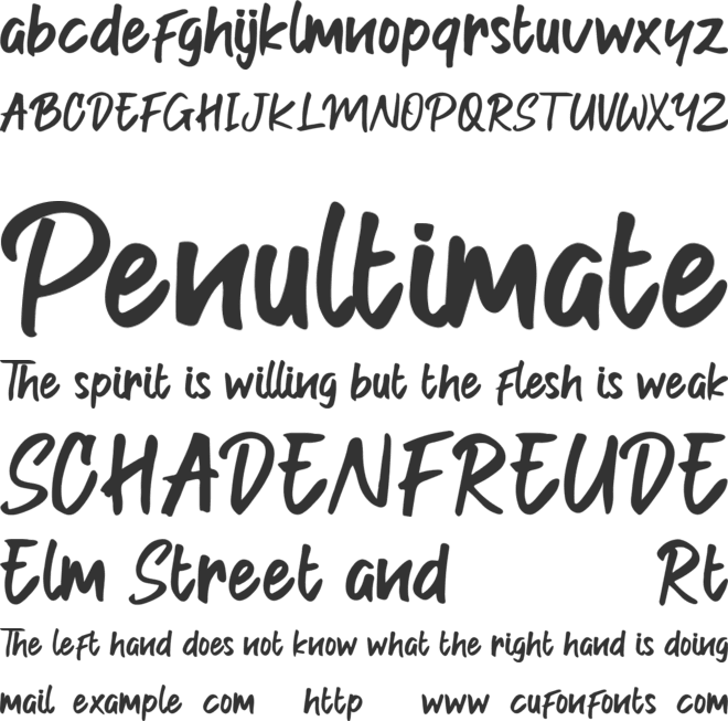 Indonesia Merdeka font preview