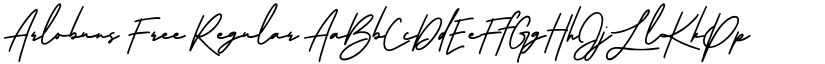 Arlobuns Free Regular font