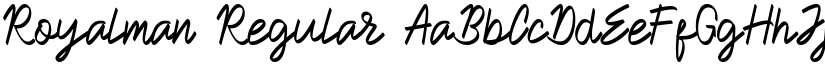 Royalman Regular font