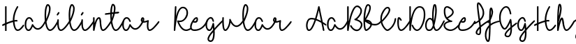 Halilintar Regular font