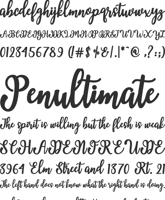 breather font preview
