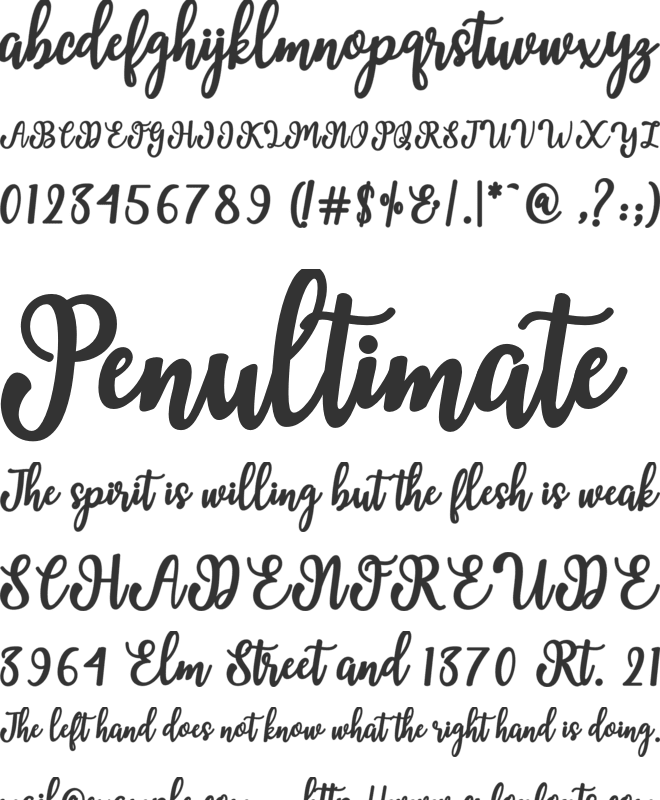 breather font preview