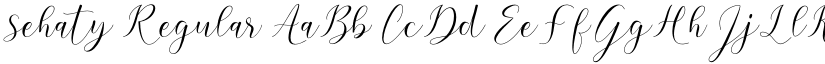 sehaty Regular font