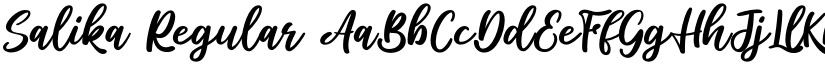 Salika Regular font