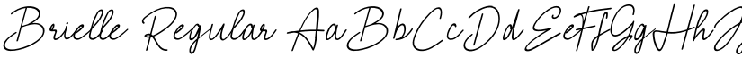 Brielle Regular font