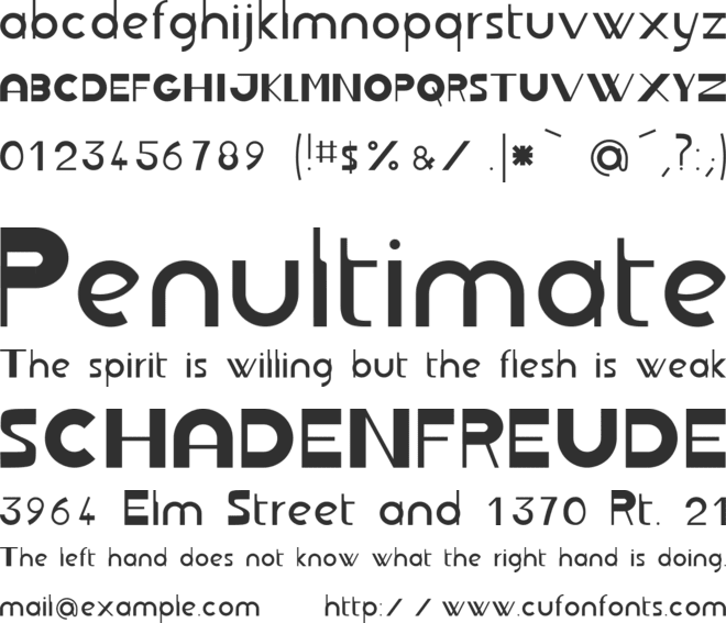 JB Rond font preview