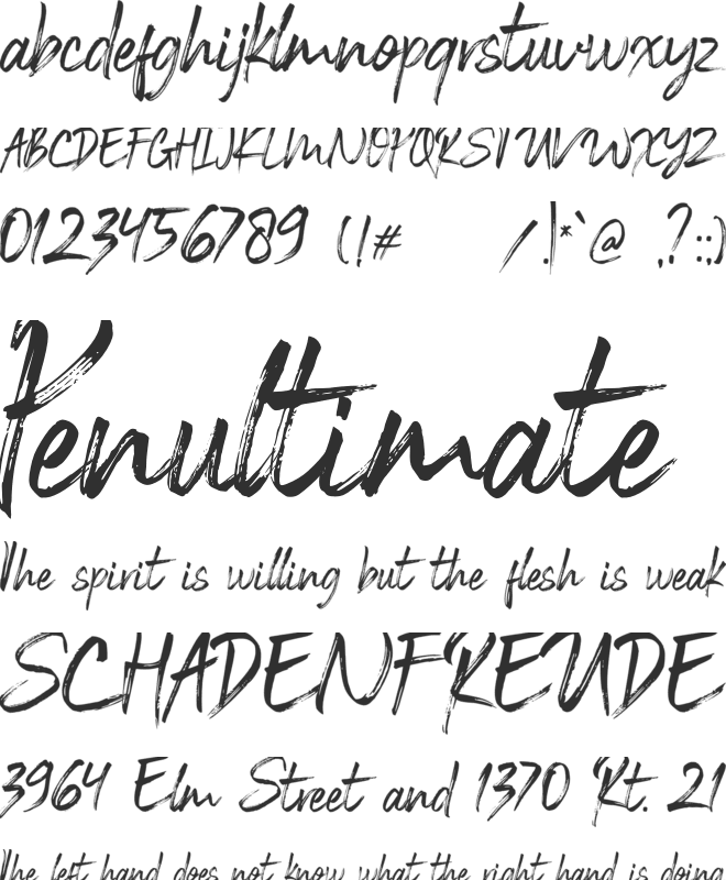 Rockestar Personal Use font preview