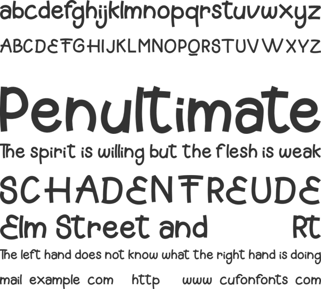 Kitten Paw font preview