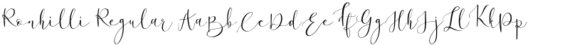 Ronhilli Regular font