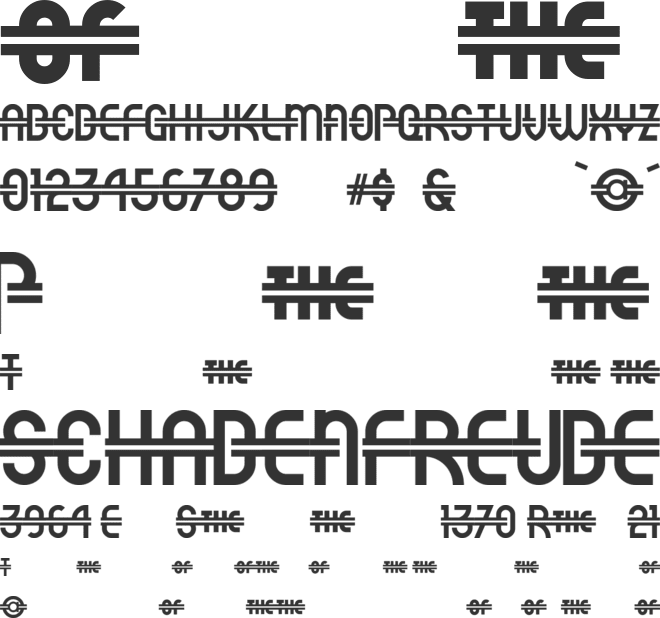 Luncheonette font preview