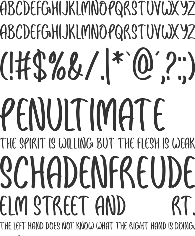 Sebqor font preview