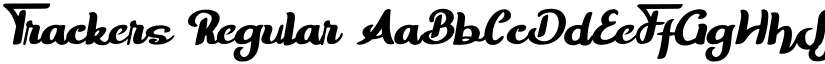 Trackers font download