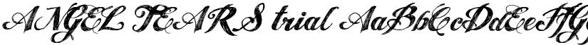 ANGEL TEARS trial font