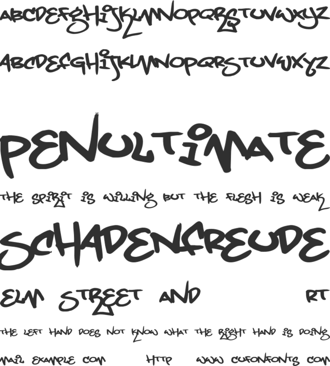 Grand Stylus font preview