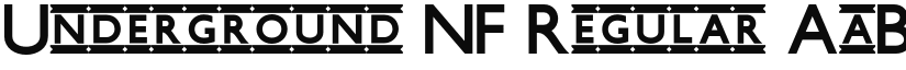 Underground NF font download