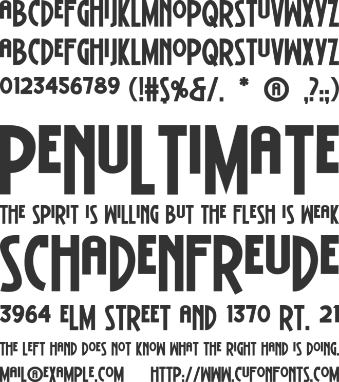 BattleLines font preview