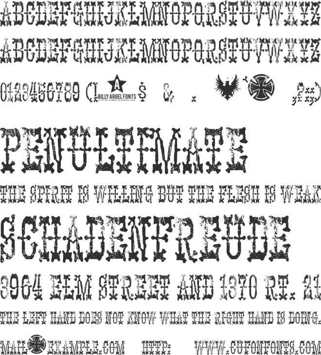[PANHEAD] font preview