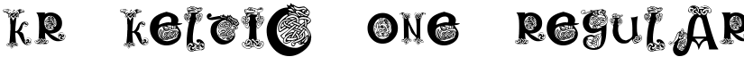KR Keltic One Regular font