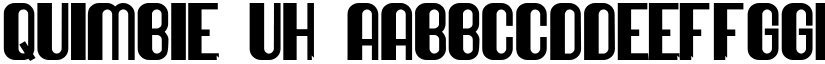 Quimbie UH font
