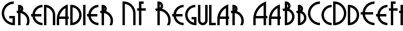 Grenadier NF Regular font