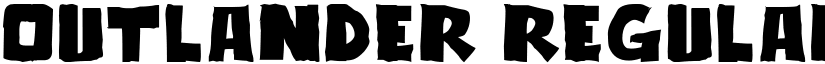 outlander Regular font