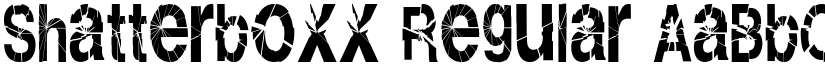 Shatterboxx Regular font