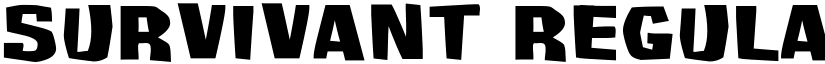 Survivant Regular font