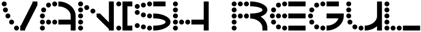 Vanish Regular font