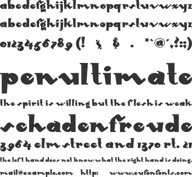 Mondo Redondo font preview