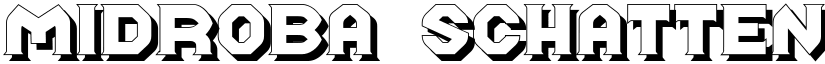 Midroba Schatten font