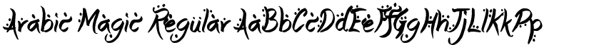 Arabic Magic Regular font
