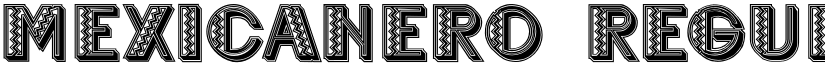 Mexicanero Regular font