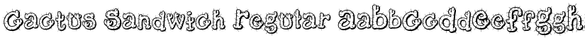 Cactus Sandwich Regular font