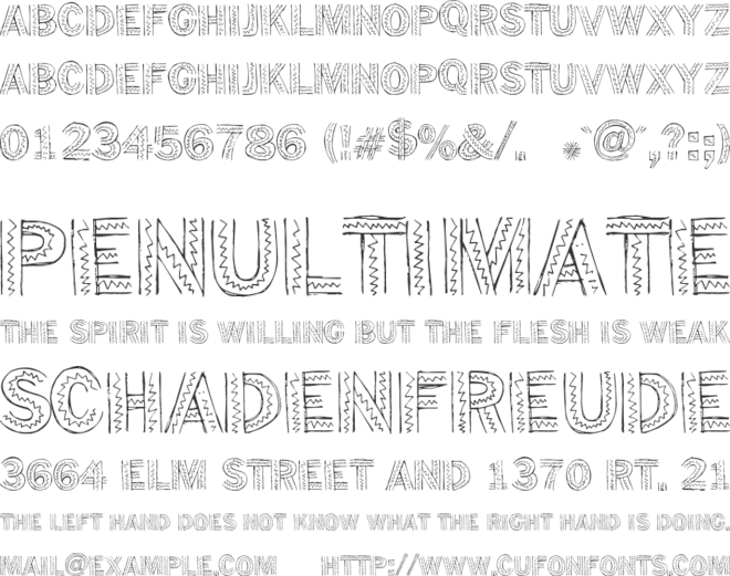 TacoFiesta font preview