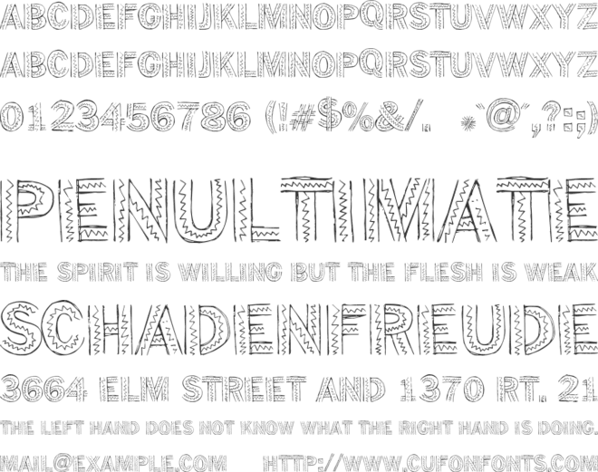 TacoFiesta font preview