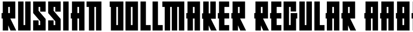 Russian Dollmaker Regular font