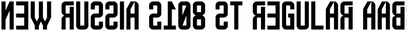 New Russia 2108 St Regular font
