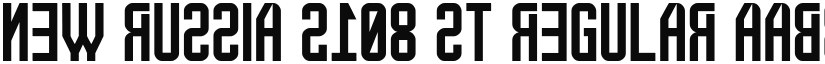 New Russia 2108 St font download